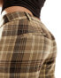 Lioness tailored bermuda shorts in brown check