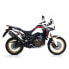 ARROW Maxi Race-Tech Aluminium Dark With Carbon End Cap Honda CRF 1000L Africa Twin ´16-19 homologated muffler