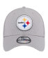 Фото #4 товара Men's Gray Pittsburgh Steelers Active 39thirty Flex Hat