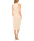 Фото #2 товара Women's Textured Knit Tank Midi Dress