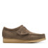 Фото #1 товара Clarks Wallabee 26174049 Mens Gray Suede Oxfords & Lace Ups Casual Shoes