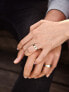 Фото #6 товара Men´s bicolor wedding ring made of steel SPP05