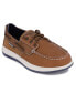Little Boys Slip-On Boat Shoe with Decorative Laces