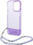 Фото #6 товара Guess Etui Guess GUHCP14LHGCOHU Apple iPhone 14 Pro fioletowy/purple hardcase Translucent Pearl Strap