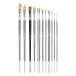 MILAN ´Premium Synthetic´ Cat´S Tongue Paintbrush With LonGr Handle Series 642 No. 16