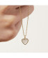 ფოტო #4 პროდუქტის Gold Heart Necklace - Laure Mother of Pearl