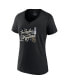 ფოტო #5 პროდუქტის Women's Black Vegas Golden Knights 2023 Stanley Cup Champions Celebration V-Neck T-shirt