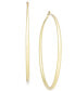 ფოტო #1 პროდუქტის Extra Large 3-1/6" Gold-Tone Slim Extra Large Hoop Earrings , Created for Macy's