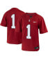 Футболка для мальчиков Nike Stanford Cardinal Crimson Big Boys #1 Football Jersey Бордовый, S - фото #2