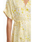 ფოტო #5 პროდუქტის Women's Floral midi shirt dress