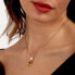 Delicate silver necklace with zircons Tesori SAIW193