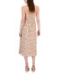 ფოტო #2 პროდუქტის Juniors' Textured Rosette Midi Dress