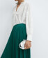 ფოტო #5 პროდუქტის Women's Pleated Long Skirt