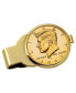 ფოტო #1 პროდუქტის Men's Gold-Layered JFK Half Dollar Coin Money Clip