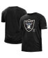 Фото #4 товара Men's Black Las Vegas Raiders 2022 Sideline Ink Dye T-shirt