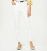 Charter Club Women's Newport Slim Leg Tummy Slimming Pants White 6