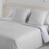 Фото #2 товара Комплект чехлов для одеяла Alexandra House Living Greta Жемчужно-серый 105 кровать 2 Предметы