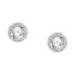 Elegant silver earrings with zircons Silver LPS01AWV02 - фото #2