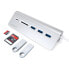 Satechi Type-C Aluminum USB Hub & Card Reader"Silber USB-C