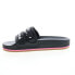 Фото #7 товара Fila Sala 1SM02578-021 Mens Black Synthetic Slip On Slides Sandals Shoes
