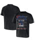 ფოტო #1 პროდუქტის Men's NFL X Staple Black New England Patriots Gridiron Short Sleeve T-shirt