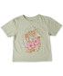 ფოტო #1 პროდუქტის Big Girls Hibiscus Paradise Graphic Cotton T-Shirt