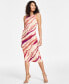 Women's Printed Sleeveless Midi Sheath Dress Nectarine Swirl, XS - фото #1