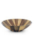 Фото #1 товара Salad Bowl Acacia Wood Serving for Fruits or Salads Wok Wave Style Extra Large Single Wooden Bowl