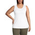 ფოტო #2 პროდუქტის Plus Size Supima Cotton Tunic Tank Top