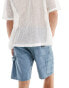 Фото #2 товара Jack & Jones baggy carpenter fit denim short in blue