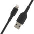 Фото #2 товара Belkin Lightning USB A - Male to Male Cable, 3m, Black