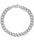 ფოტო #1 პროდუქტის Curb Link Chain Bracelet in Sterling Silver, Created for Macy's