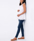 Фото #2 товара Women's Dark Over Bump Super-Skinny Maternity Jeans