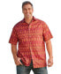 Фото #1 товара Мужская рубашка Kingsize KingSize big & Tall Easy Care Woven Sport Shirt