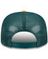 Men's White/Gold Oakland Athletics Team Foam Front A-Frame Trucker 9FIFTY Snapback Hat