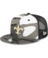 Фото #1 товара Men's Urban Camo New Orleans Saints 9FIFTY Trucker Snapback Hat