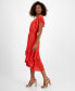 ფოტო #3 პროდუქტის T Tahri Women's Flutter-Sleeve Fit & Flare Midi Dress