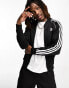 adidas Originals adicolor track top in black and white