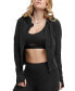 ფოტო #3 პროდუქტის Women's Soft Touch Zip-Front Hooded Jacket