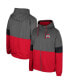 Фото #1 товара Men's Charcoal Ohio State Buckeyes Miles Full-Zip Jacket