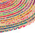 Carpet 120 x 120 x 1 cm Multicolour Jute