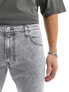Фото #7 товара Lee Rider slim fit jeans in grey acid wash