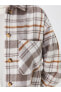 Фото #12 товара LCW Modest Ekose Uzun Kollu Oversize Kadın Oduncu Gömlek Ceket