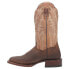 Фото #3 товара Dan Post Boots Babs Leather Embroidery Square Toe Cowboy Womens Brown Casual Bo