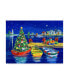 Фото #1 товара Geraldine Aikman 'Christmas Dock' Canvas Art - 32" x 24"