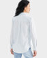 Фото #2 товара Women's Printed Cotton Poplin Button-Up Shirt, Created for Macy's