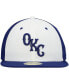 Фото #3 товара Men's White Oklahoma City Dodgers Authentic Collection Team Alternate 59FIFTY Fitted Hat