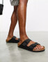 Birkenstock Arizona birko-flor sandals in black