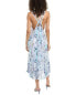 Фото #2 товара Платье Iro средние длины с бретелями из шелка и льна для женщин