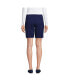 ფოტო #2 პროდუქტის Women's Mid Rise Elastic Waist Pull On 10" Chino Bermuda Shorts